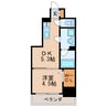 名古屋市営地下鉄桜通線/高岳駅 徒歩2分 6階 築浅 1DKの間取り