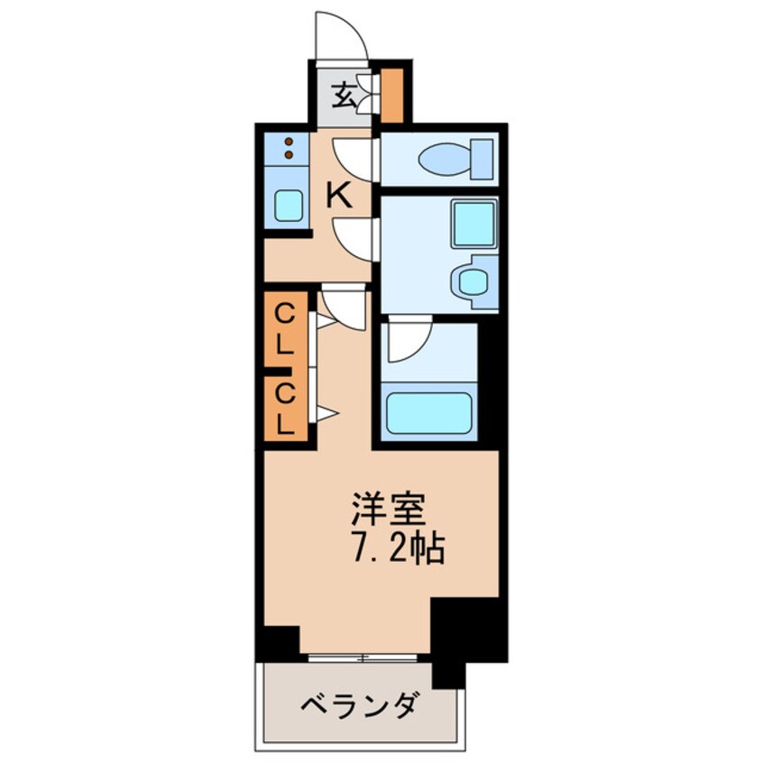 間取図 S-RESIDENCE栄四丁目