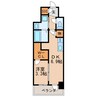名古屋市営地下鉄東山線/新栄町駅 徒歩5分 8階 1年未満 1DKの間取り