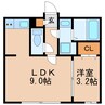 名鉄瀬戸線/東大手駅 徒歩5分 3階 築浅 1LDKの間取り