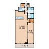La a Kea 徳川 1LDKの間取り