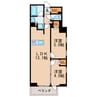 GRAN PASEO名古屋伏見 2LDKの間取り