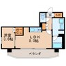 プレサンスロジェ車道駅前NORTH 1LDKの間取り