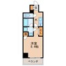 ディアレイシャス丸の内 1Kの間取り