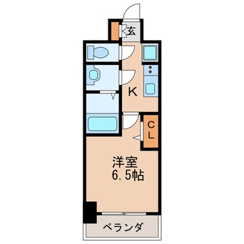 間取図 名古屋市営地下鉄東山線/新栄町駅 徒歩11分 12階 1年未満