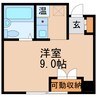 サウスレジデンス丸の内 1Rの間取り