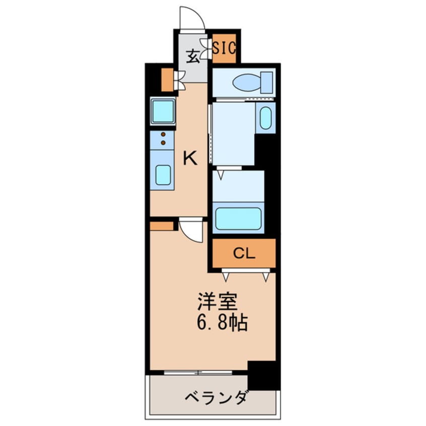 間取図 名古屋市営地下鉄桜通線/丸の内駅 徒歩3分 5階 1年未満