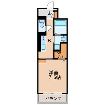 間取図 名古屋市営地下鉄東山線/新栄町駅 徒歩10分 4階 1年未満
