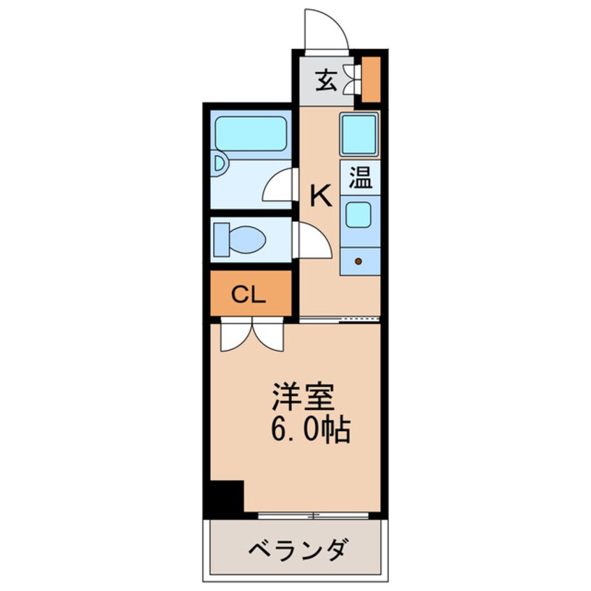 間取図 名古屋市営地下鉄鶴舞線/鶴舞駅 徒歩7分 6階 築29年