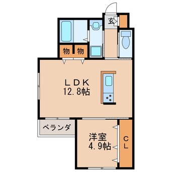 間取図 名鉄瀬戸線/清水駅 徒歩6分 1階 建築中
