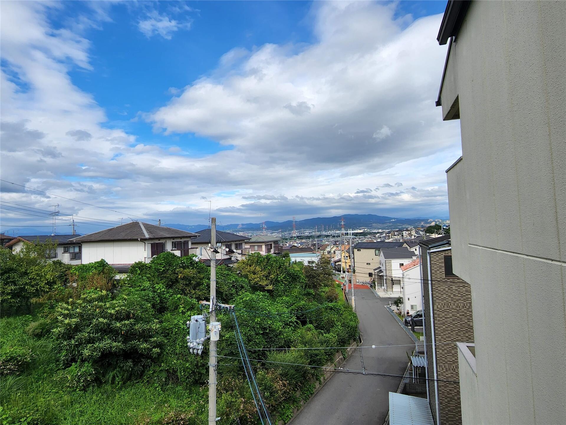 共用階段からの眺め Ｍ’プラザ大住壱番館