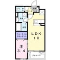 コウジィーコートIIIの間取図