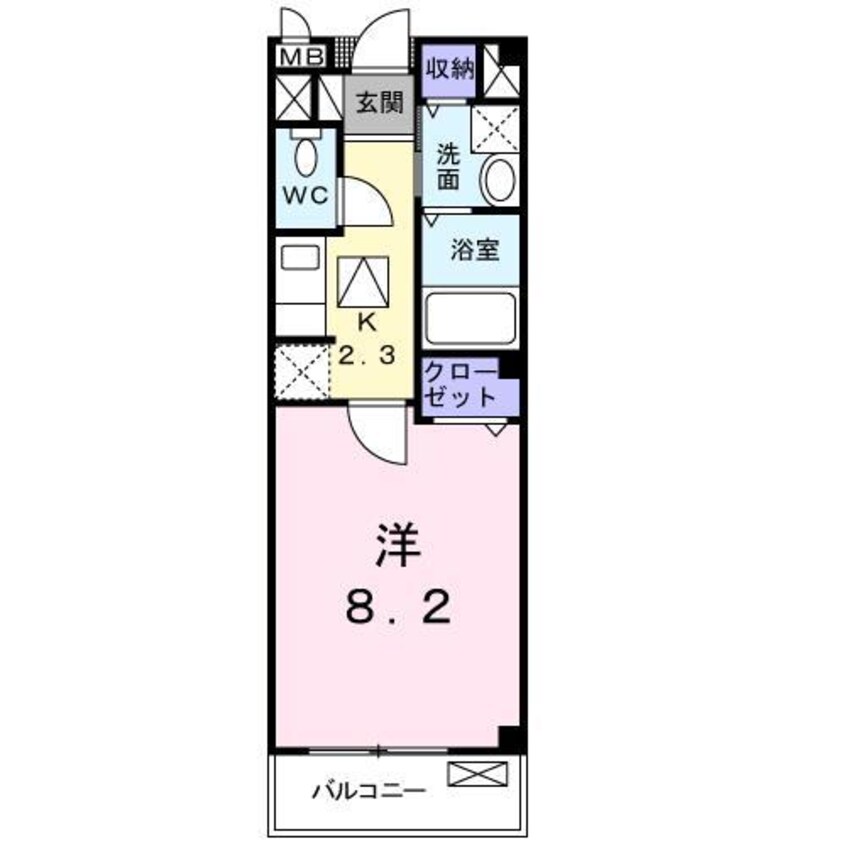 間取図 リュミエール　アッシュ