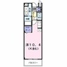 ジェルメ 1Rの間取り