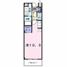 ジェルメ 1Rの間取り