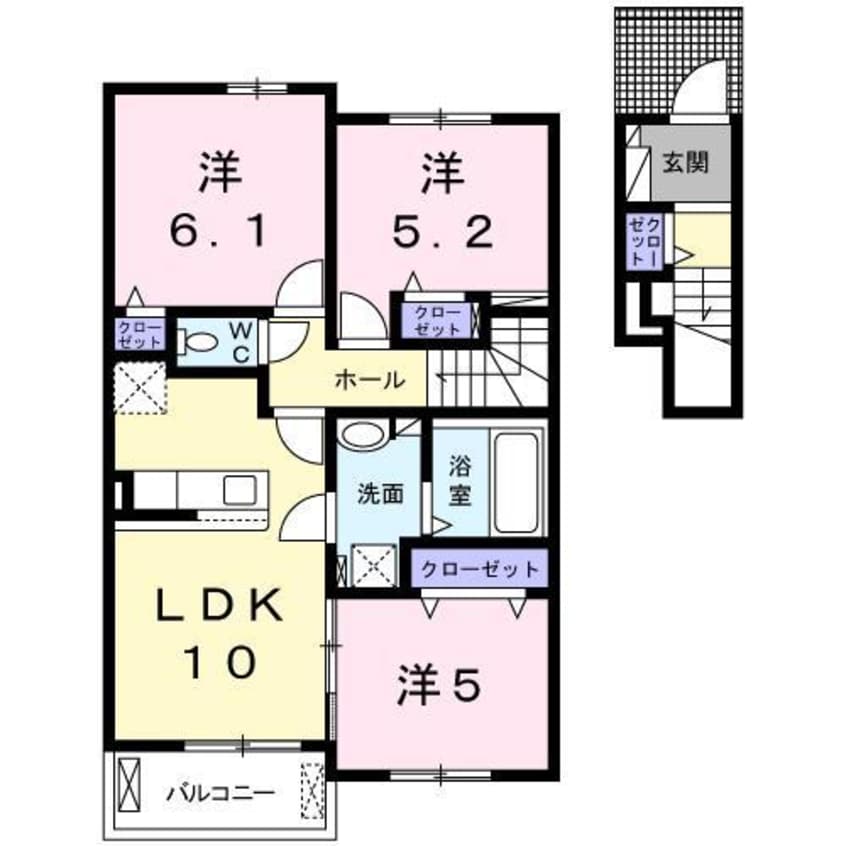 間取図 ウッディ　オアシスII