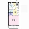 リヴィエールI 1Kの間取り
