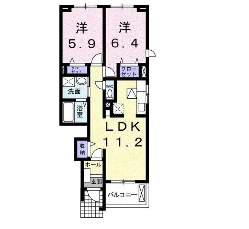 間取図 トゥジュール・アンサンブル