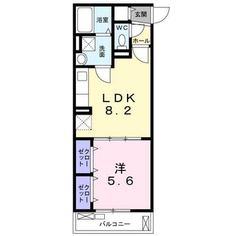 間取図 ミレ　グランデ　京田辺