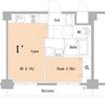 キンブリッジ京都千本丸太町 1DKの間取り