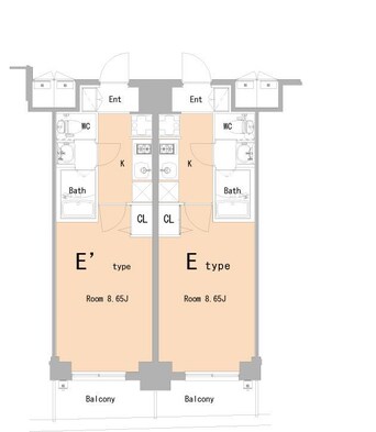 間取図 キンブリッジ京都千本丸太町