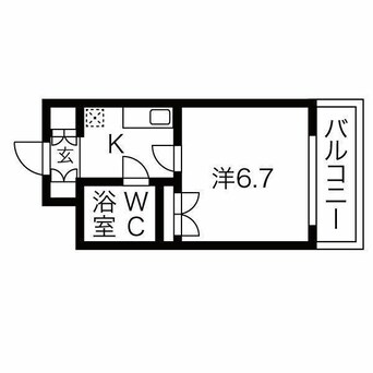 間取図 ヴィラ田辺2号館