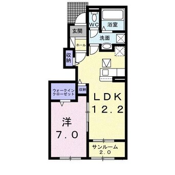 間取図 パインオークVIII