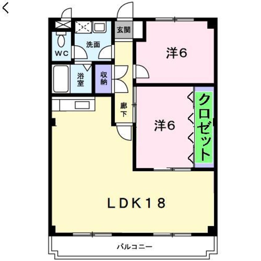 間取図 バンブーパレス
