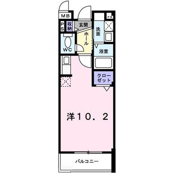 間取図 コンフォート・アザレア　2番館