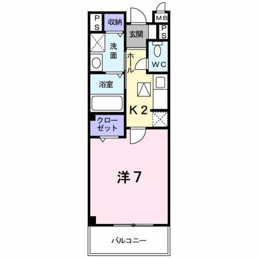 間取図 ヴィラフローラ