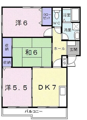 間取図 ドレミールＳＫ