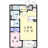 カルペ　ディエム 1LDKの間取り