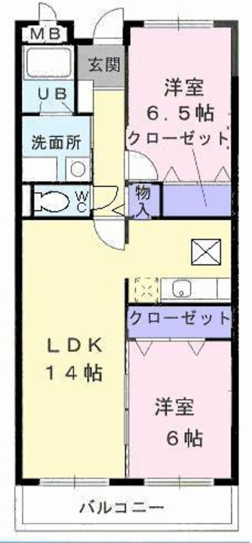 間取図 マルベリーコートI