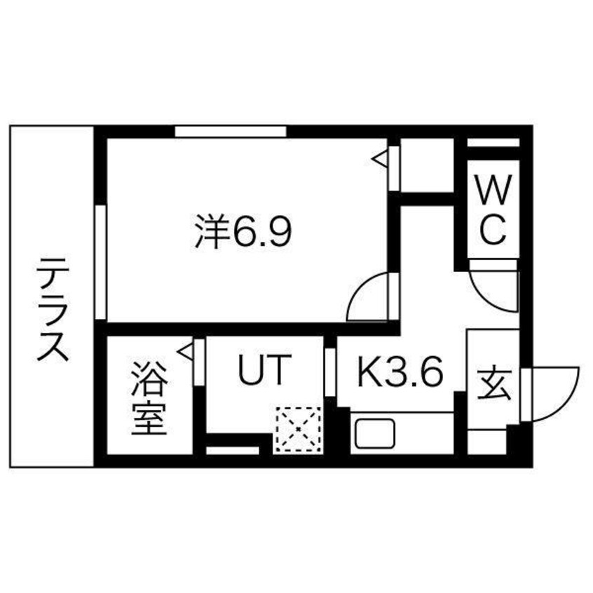 間取図 近鉄京都線/三山木駅 徒歩5分 1階 築4年