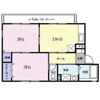 間取図 パレ・シャルム精華