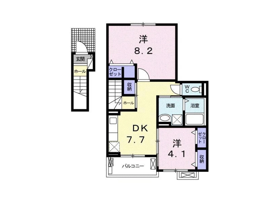 間取図 アルカンシエルコリーヌ