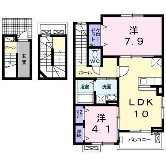 間取図 アルカンシエルコリーヌ