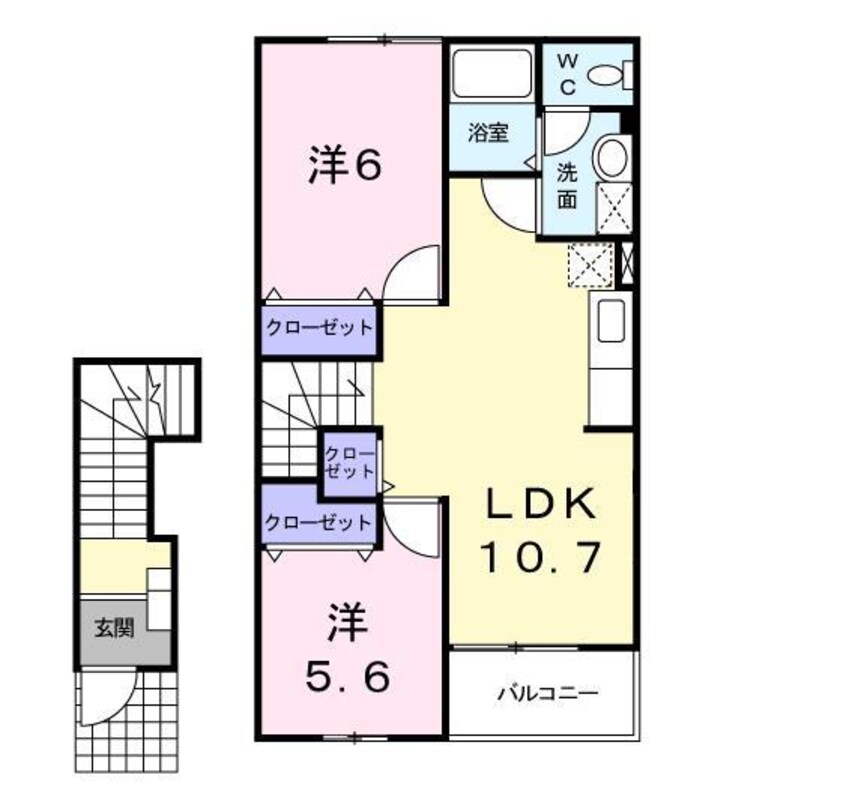 間取図 オーブ　コリーヌ