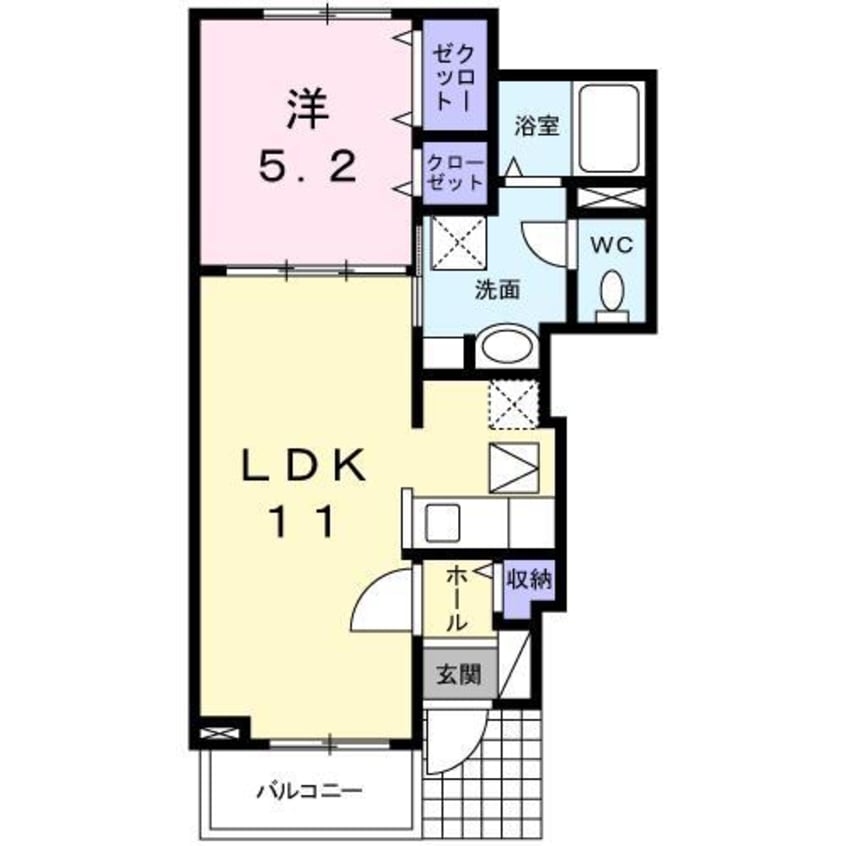 間取図 イエローローズII