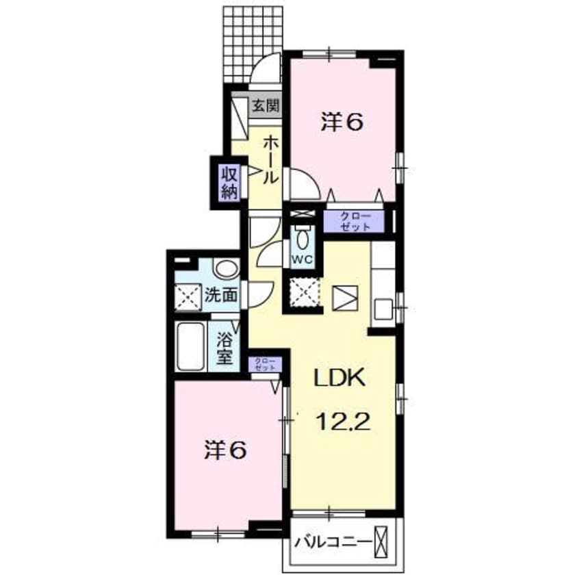 間取図 ルミエール藤阪