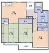嵯峨市営住宅 3LDKの間取り