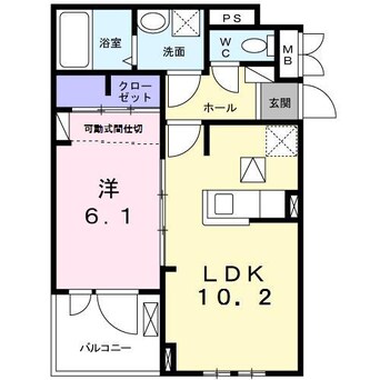間取図 エレガントコーエイ　I