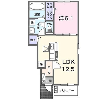 間取図 エスポワール下赤田