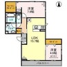 京阪本線・鴨東線/樟葉駅 徒歩12分 3階 築浅 2LDKの間取り