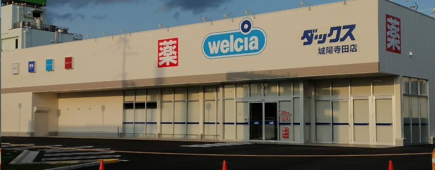 ダックス城陽寺田店(ドラッグストア)まで180m パラッツオ城陽