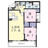 フルール　アムール 2LDKの間取り