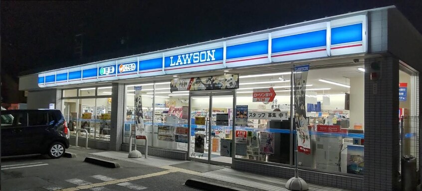 ローソン淀際目町店(コンビニ)まで147m Belle　Tortue