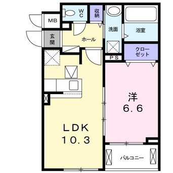 間取図 ベア　レジデンス
