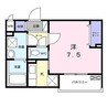 サンレーベ東垣外 1Kの間取り