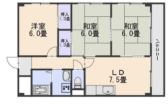 間取図 グレースコート男山